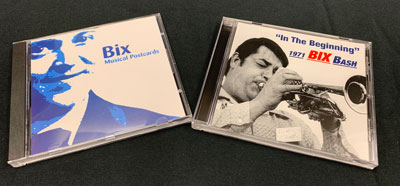 Image of Bix 'Postcards' and 'In The Beginning' CDs